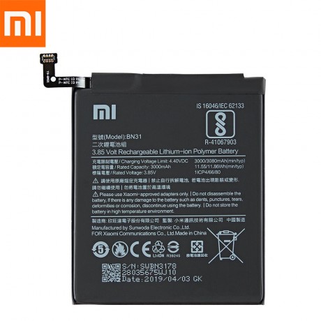 Xiaomi Mi 5X Orjinal Batarya