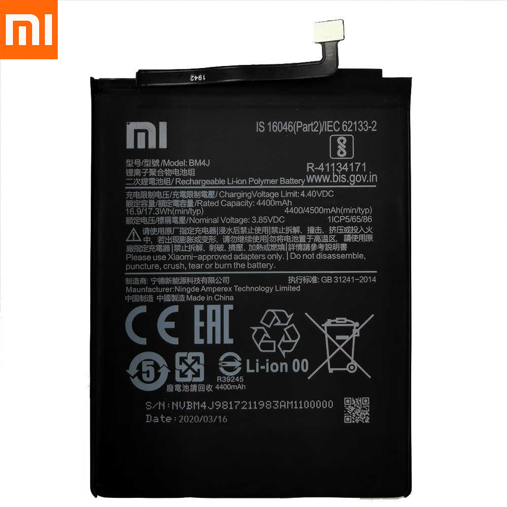 Redmi Note 8 Pro Orijinal BM4J Batarya